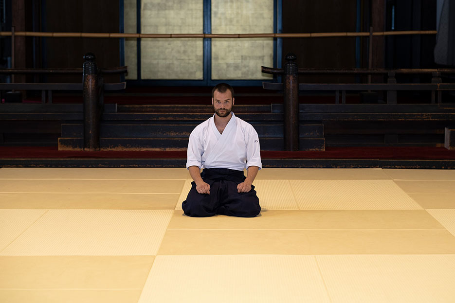 Tanguy Le Vourc'h enseignant Aïkido à Brest