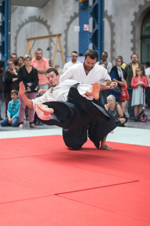 Saisie en Aïkido dans un contexte martial