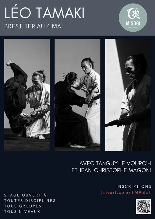 Stage Kishinkai Aïkido avec Léo Tamaki à Brest