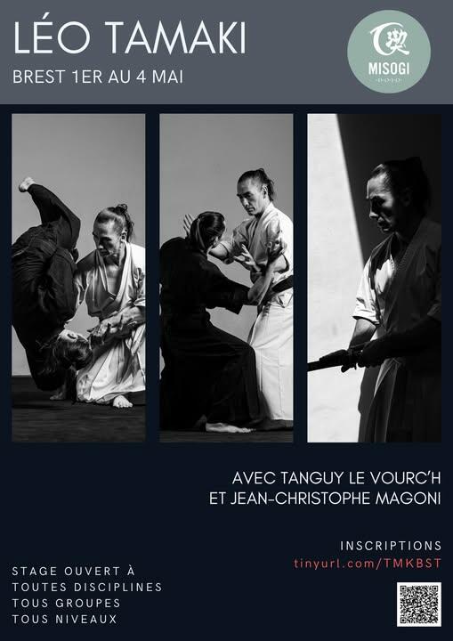 Stage Kishinkai Aïkido avec Léo Tamaki à Brest