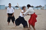Kamae au sabre, la garde en mouvement en aïkido